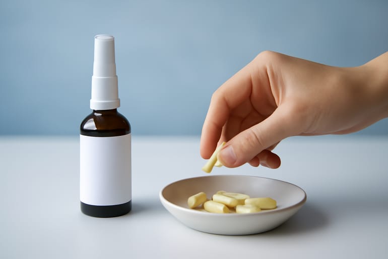 Dosages typiques de mélatonine en spray et gélules